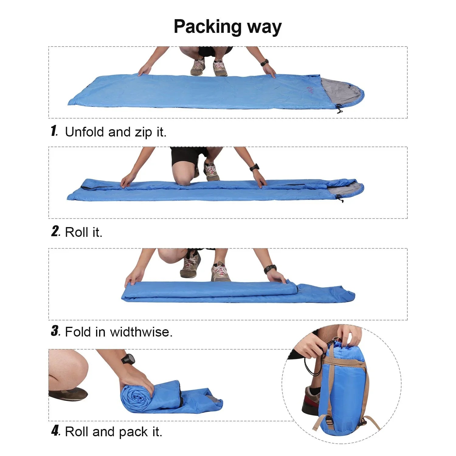 Ultralight Warm Weather Camping Sleeping Bag