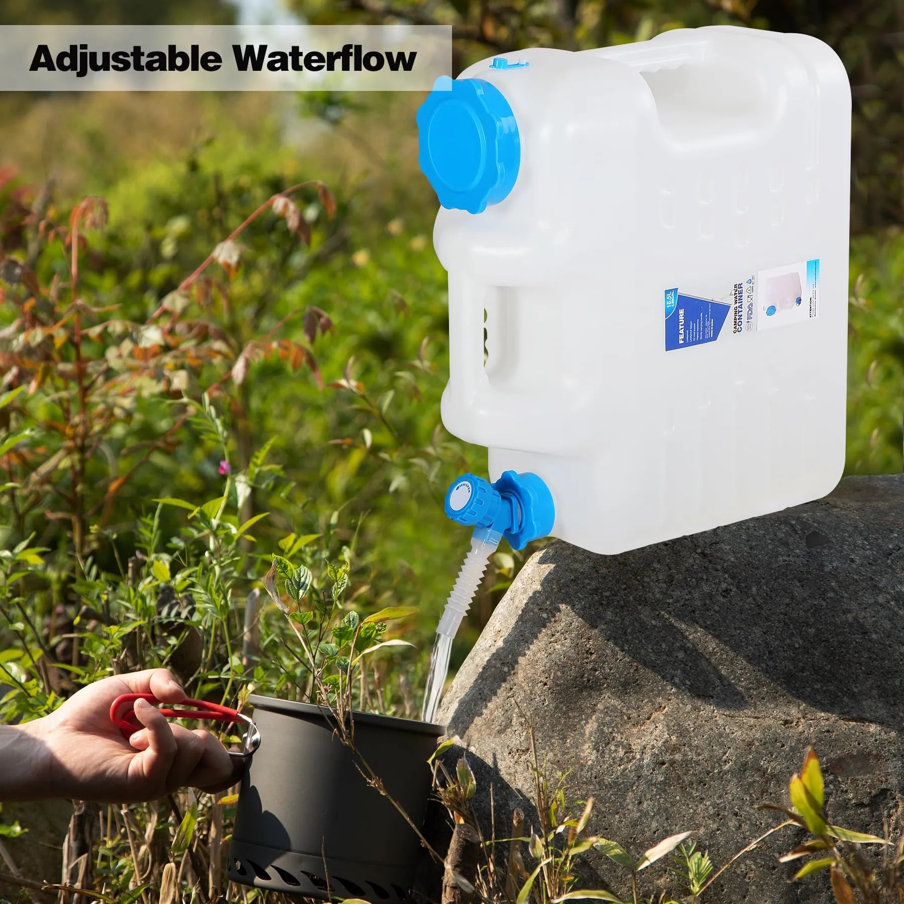 Portable Water Container with Spigot