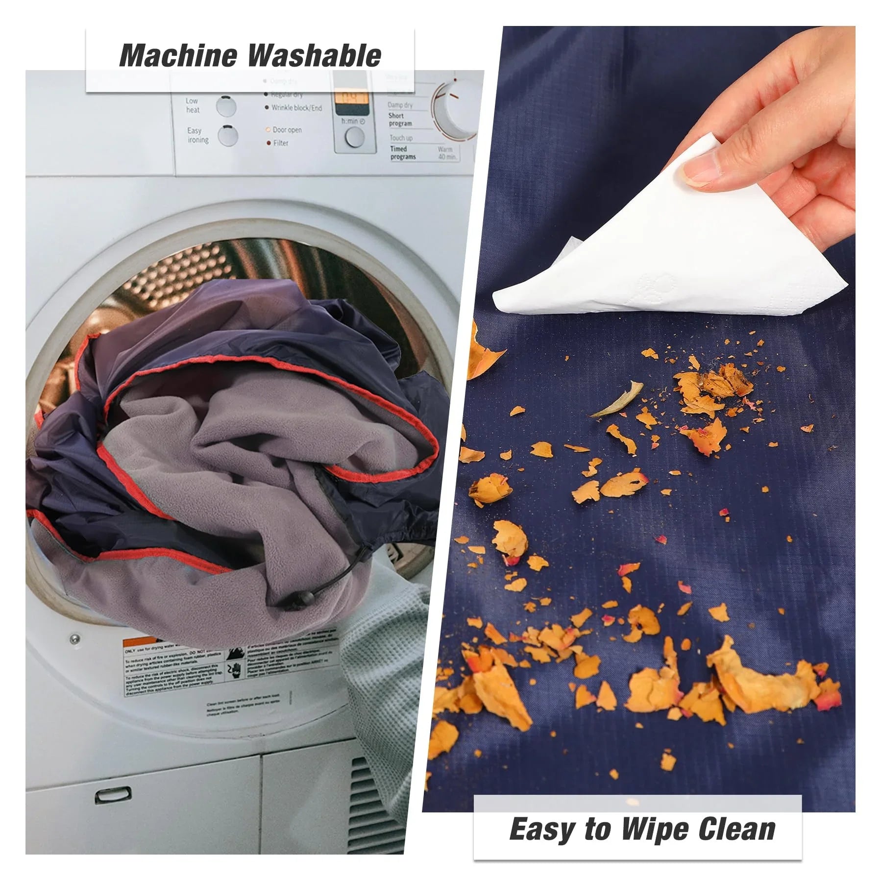 Couverture d'extérieur imperméable avec polaire chaude 