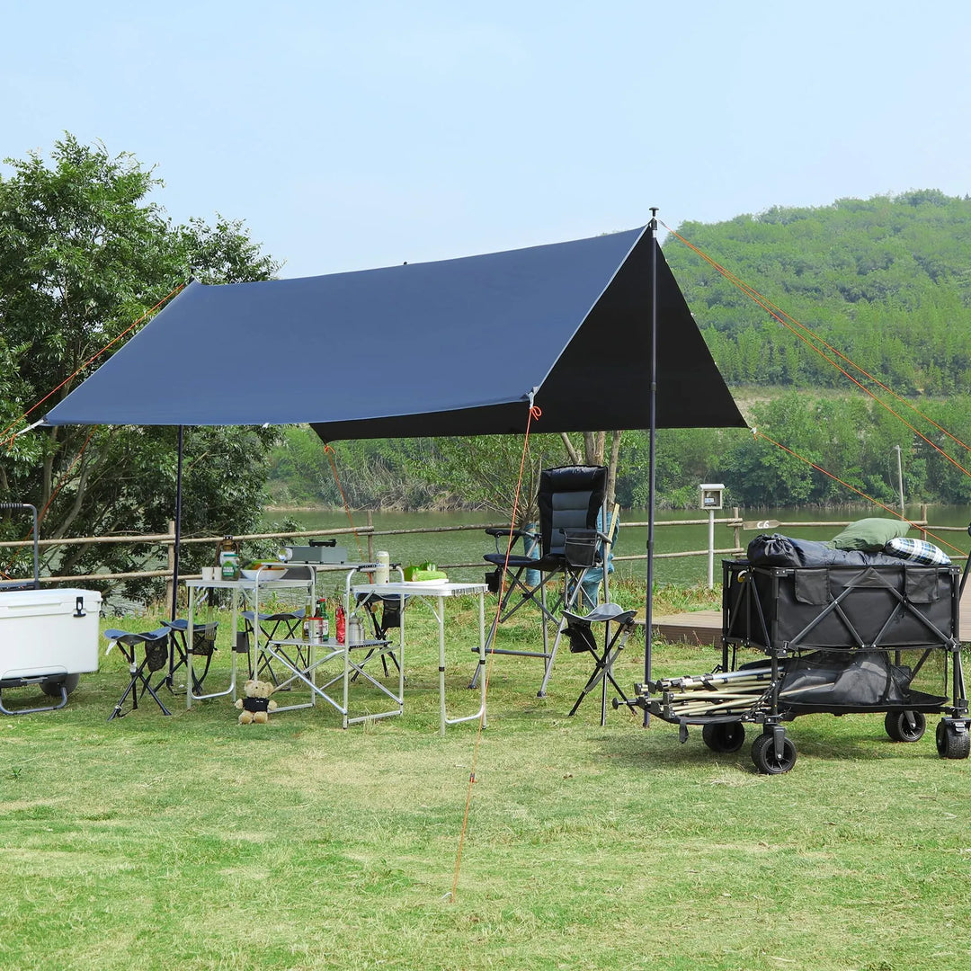 Adjustable Aluminum Telescoping Tarp Poles