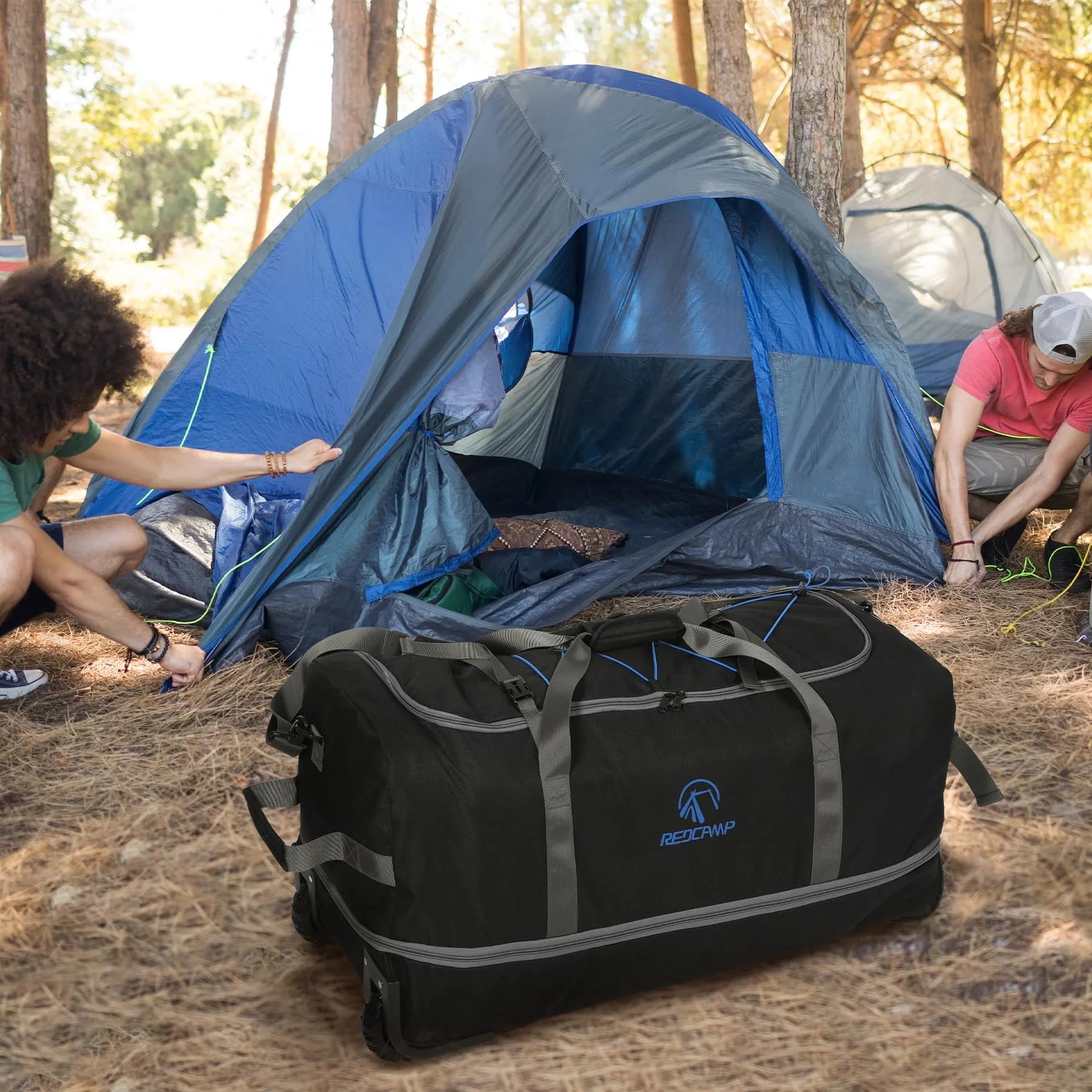 Sac de voyage pliable à roulettes 85/120 L 