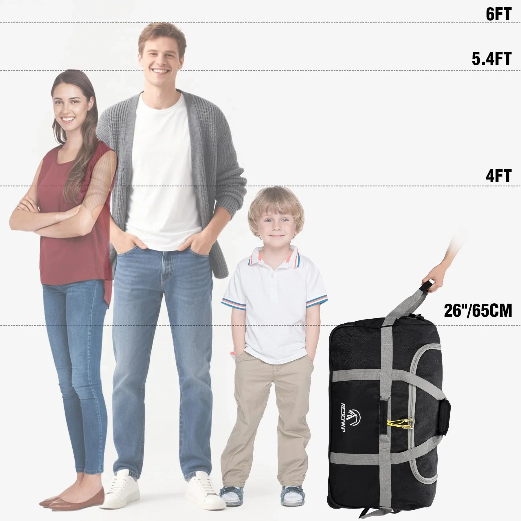 Foldable Wheeled Duffle Bag 85L / 120L