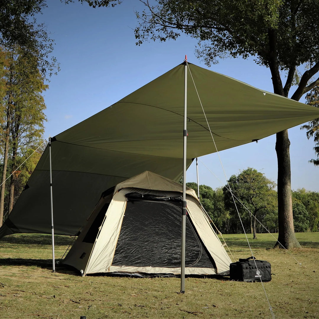 Bâche de camping imperméable 10 x 17 pieds 