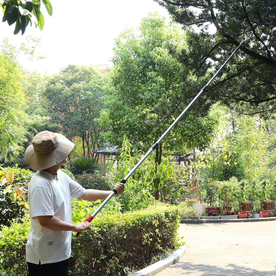 4.6-10ft Telescopic Tree Pruner with Cut & Hold Bypass Clippers