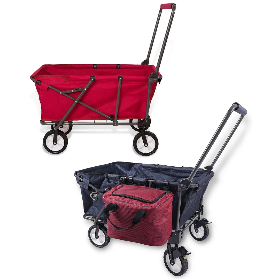 15L Soft Beach Cooler Bag for Utility Wagon, Wine Red