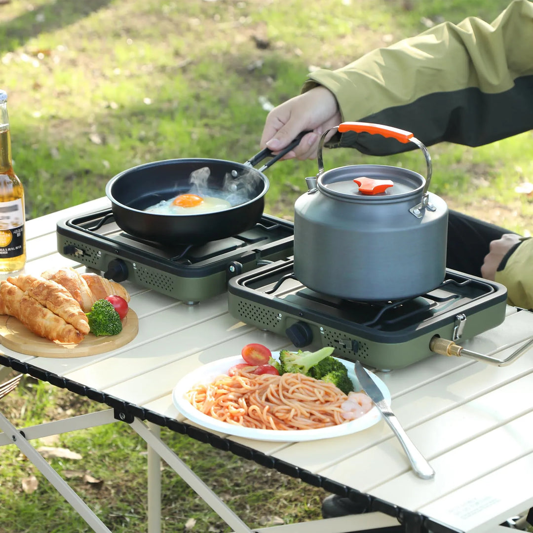 2 Burner Propane Camping Stove - Redcamp