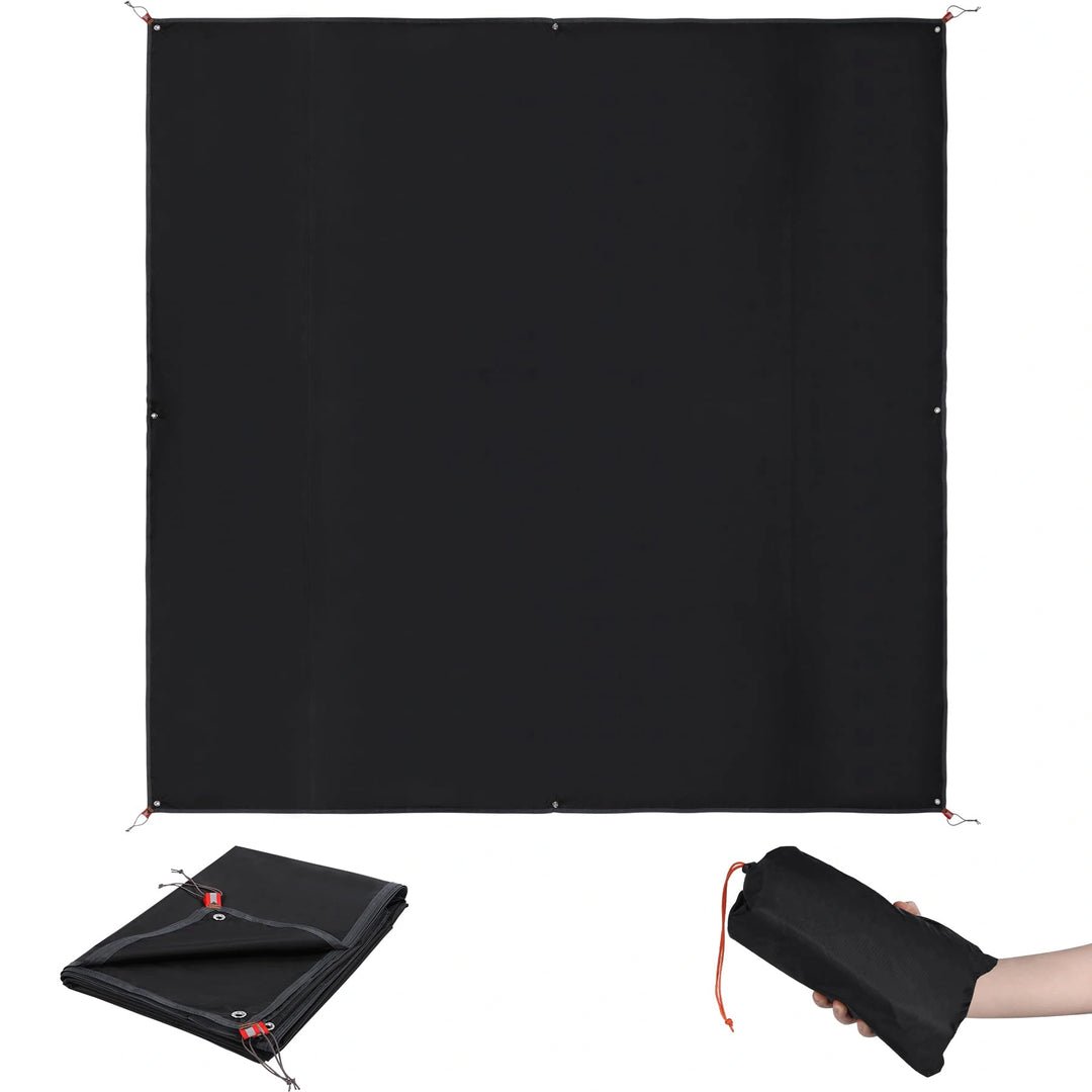 Ultralight Tent Footprint for 1-2 Person Tent, Multifunctional Waterproof Camping Tarp for Outdoor Hiking, Lightweight and Compact, 87"x55"