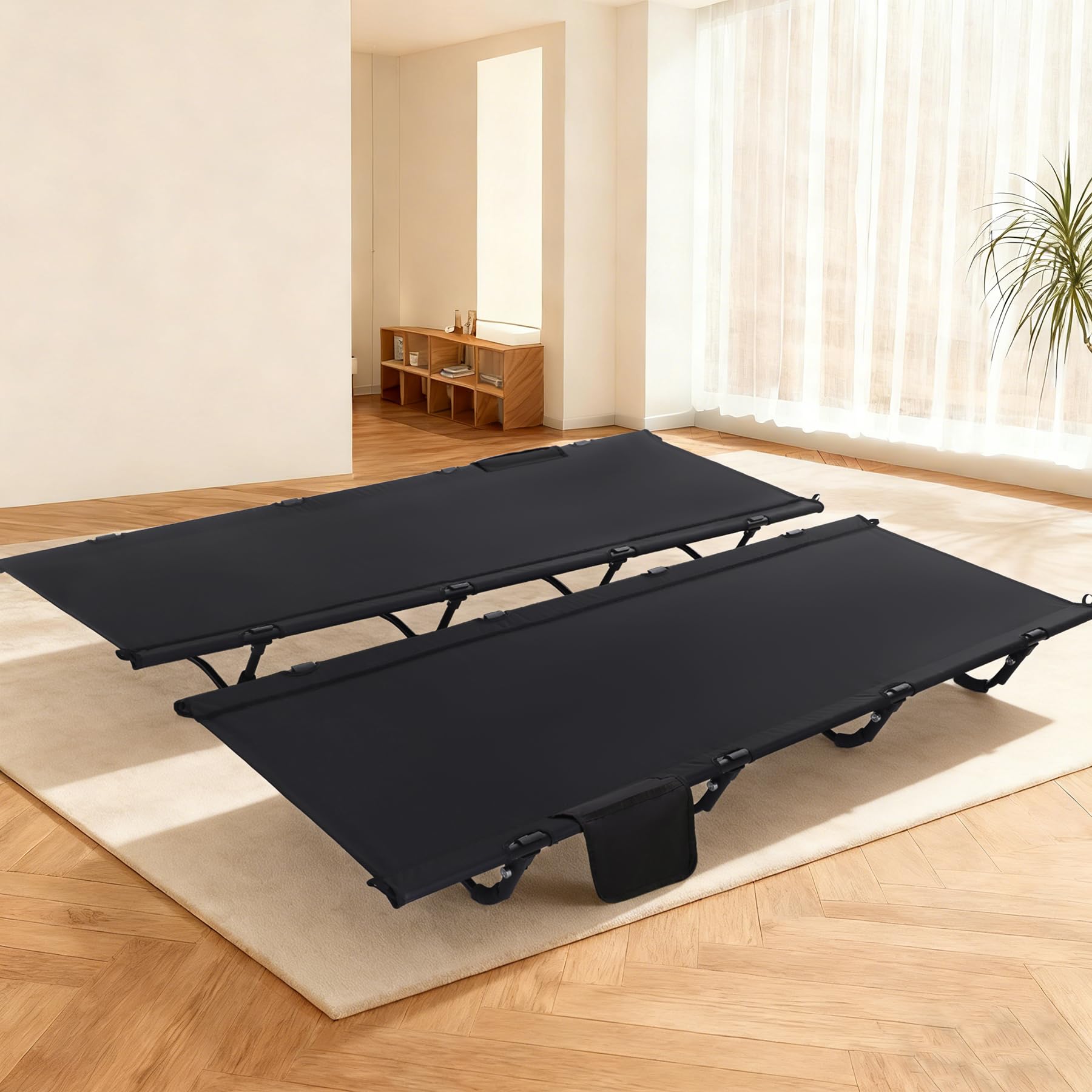 REDCAMP 2 Person Double Camping Cot for Adults, 55" Wide