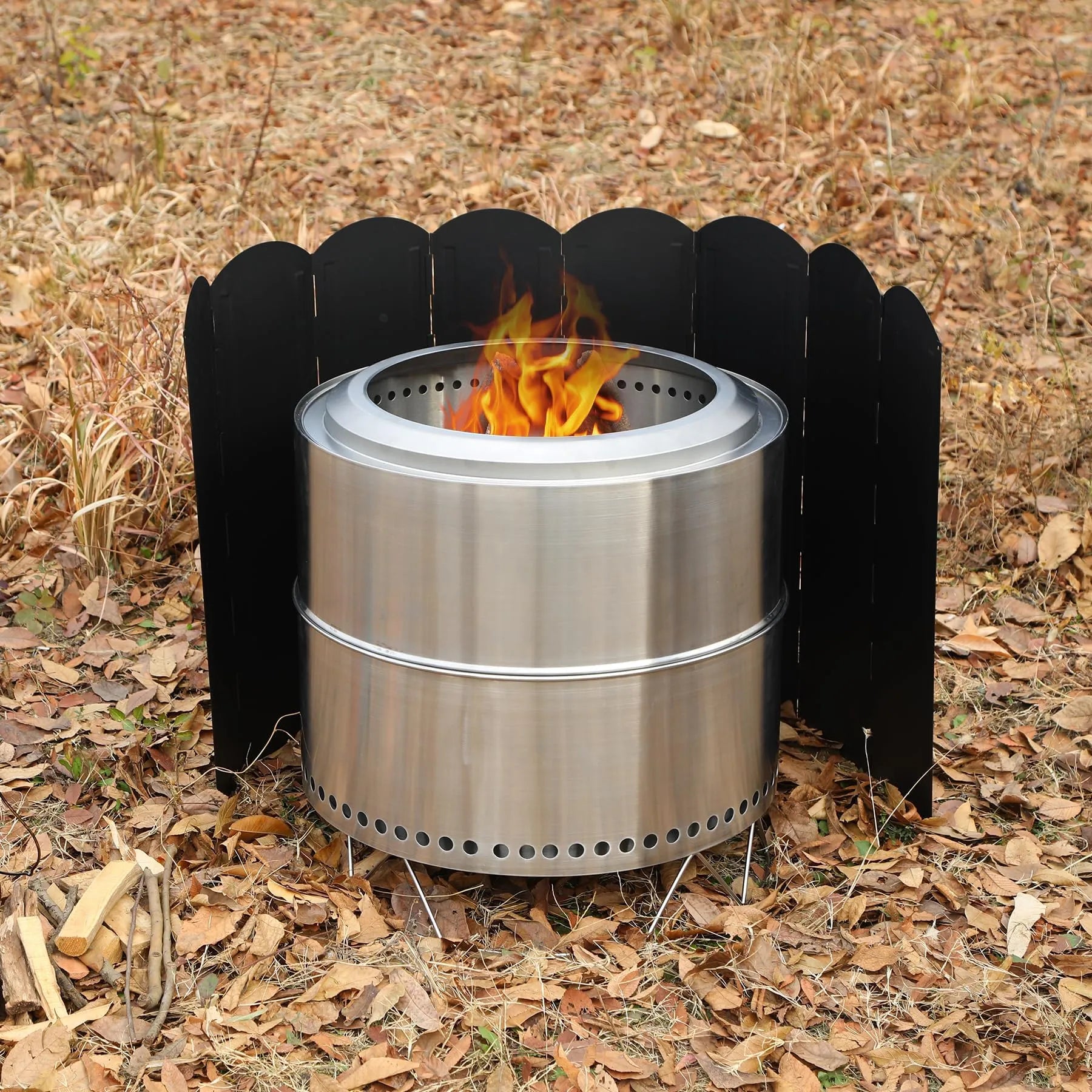 Extra Tall 8-Plate Stove Windscreen