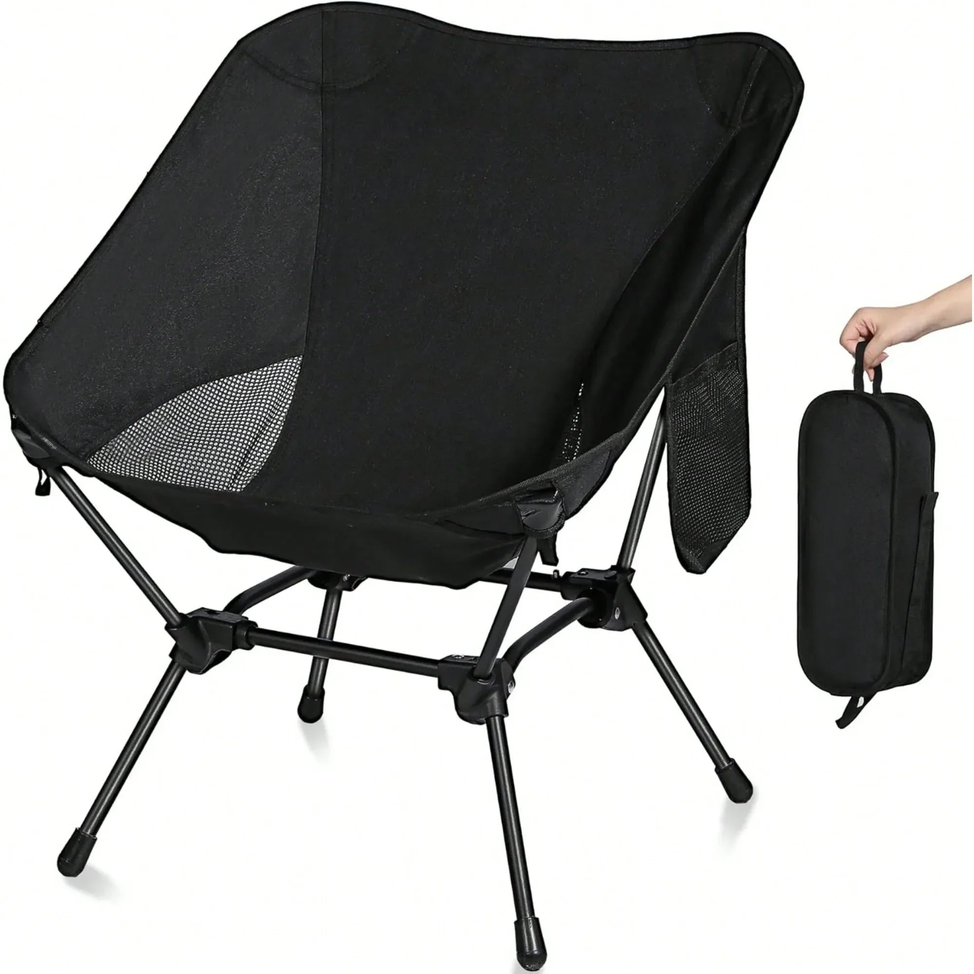 Ultralight Folding Camping Chair with Mesh Back