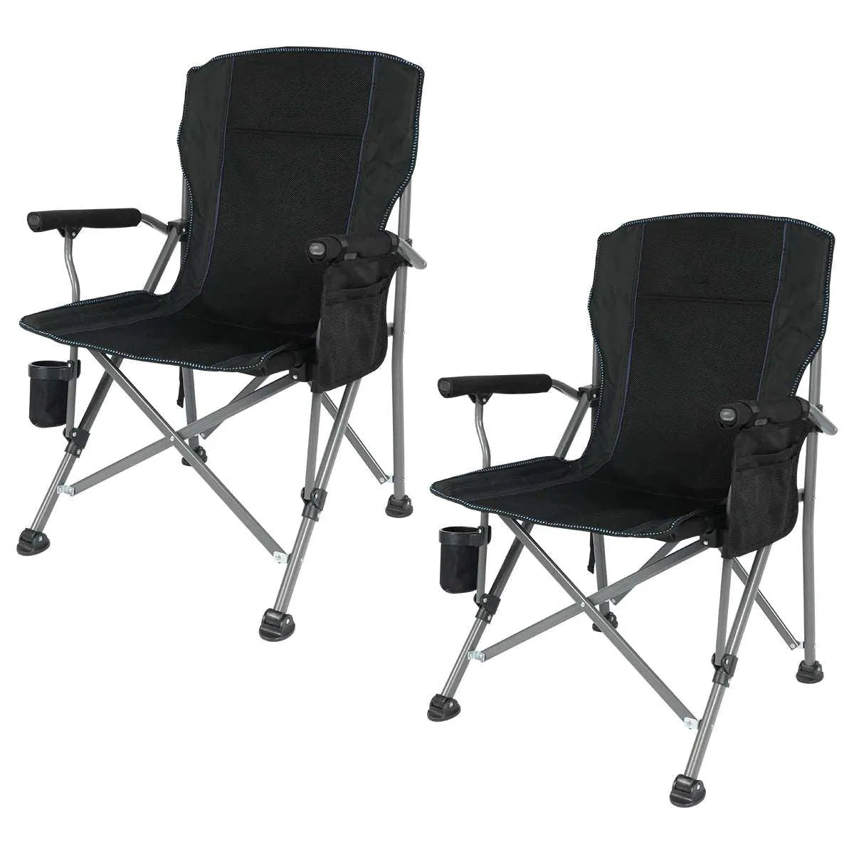 Heavy Duty Folding Camping Chair with High Back & Cup Holder - Redcamp