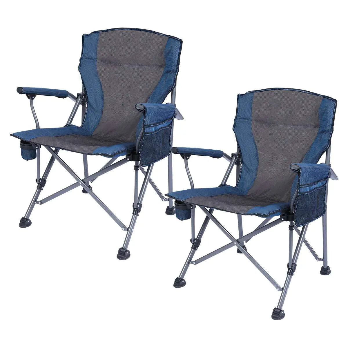 Heavy Duty Folding Camping Chair with High Back & Cup Holder - Redcamp