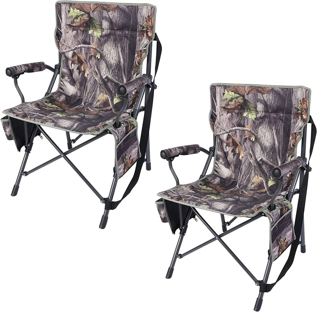 Heavy Duty Folding Camping Chair with High Back & Cup Holder - Redcamp