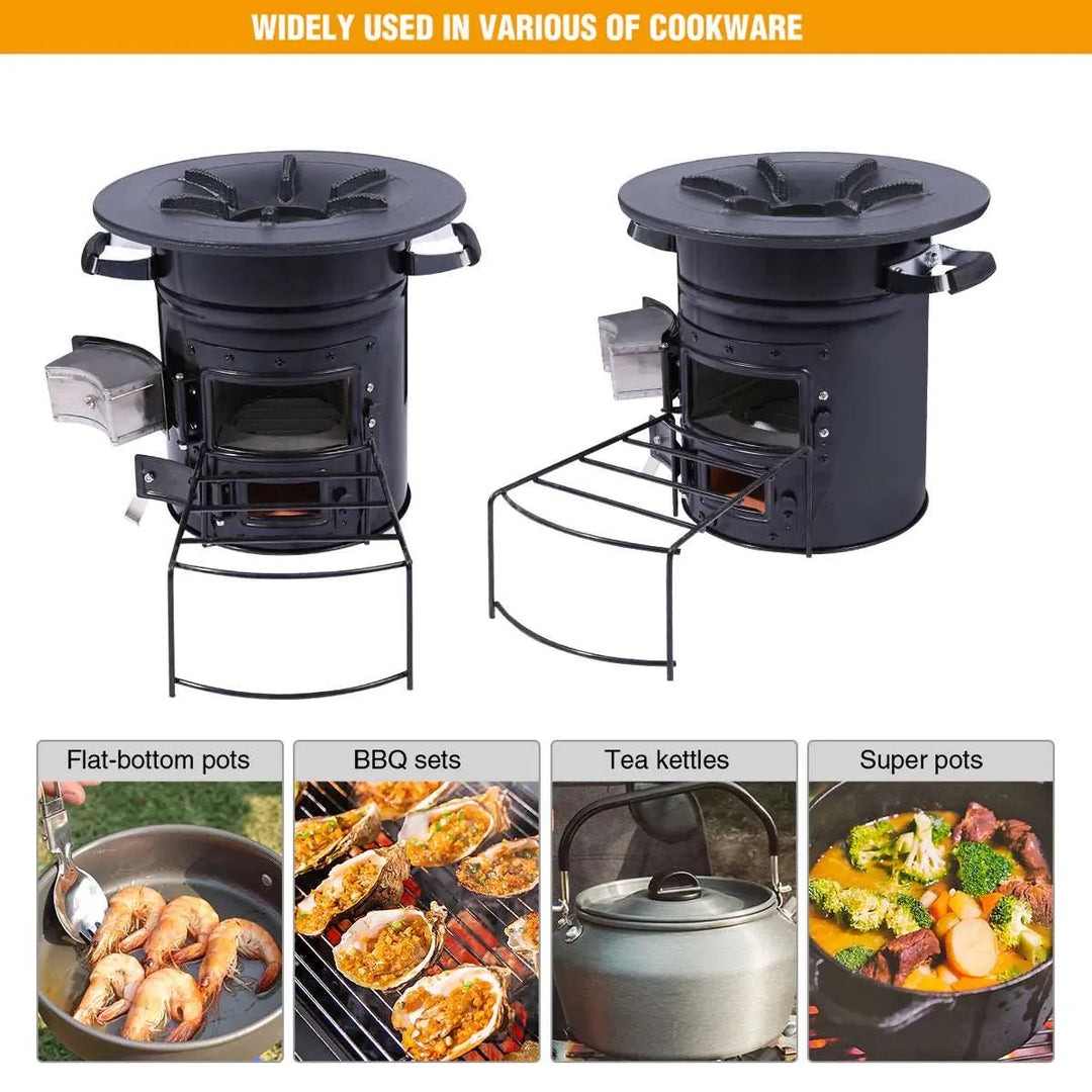 Redcamp Portable Rocket Stove for Camping - Redcamp