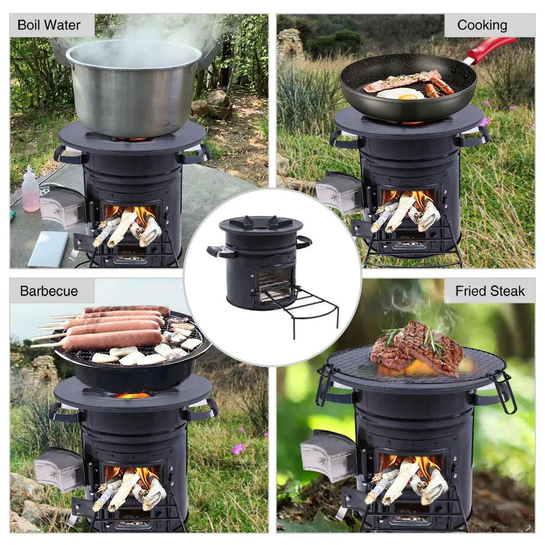 Redcamp Portable Rocket Stove for Camping - Redcamp