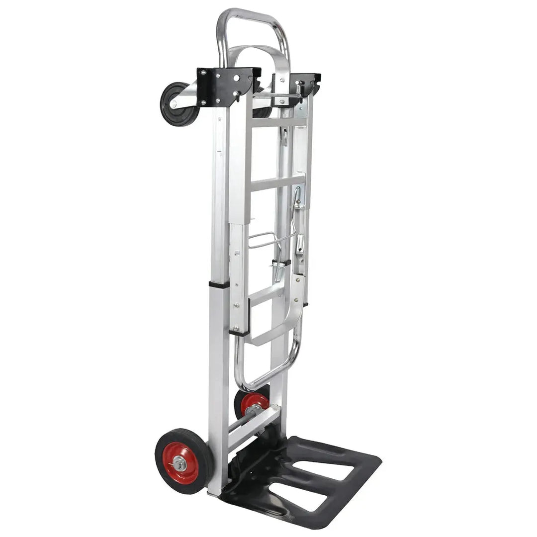 REDCAMP Folding Aluminum 2 in 1 Convertible Hand Truck Dolly - Redcamp
