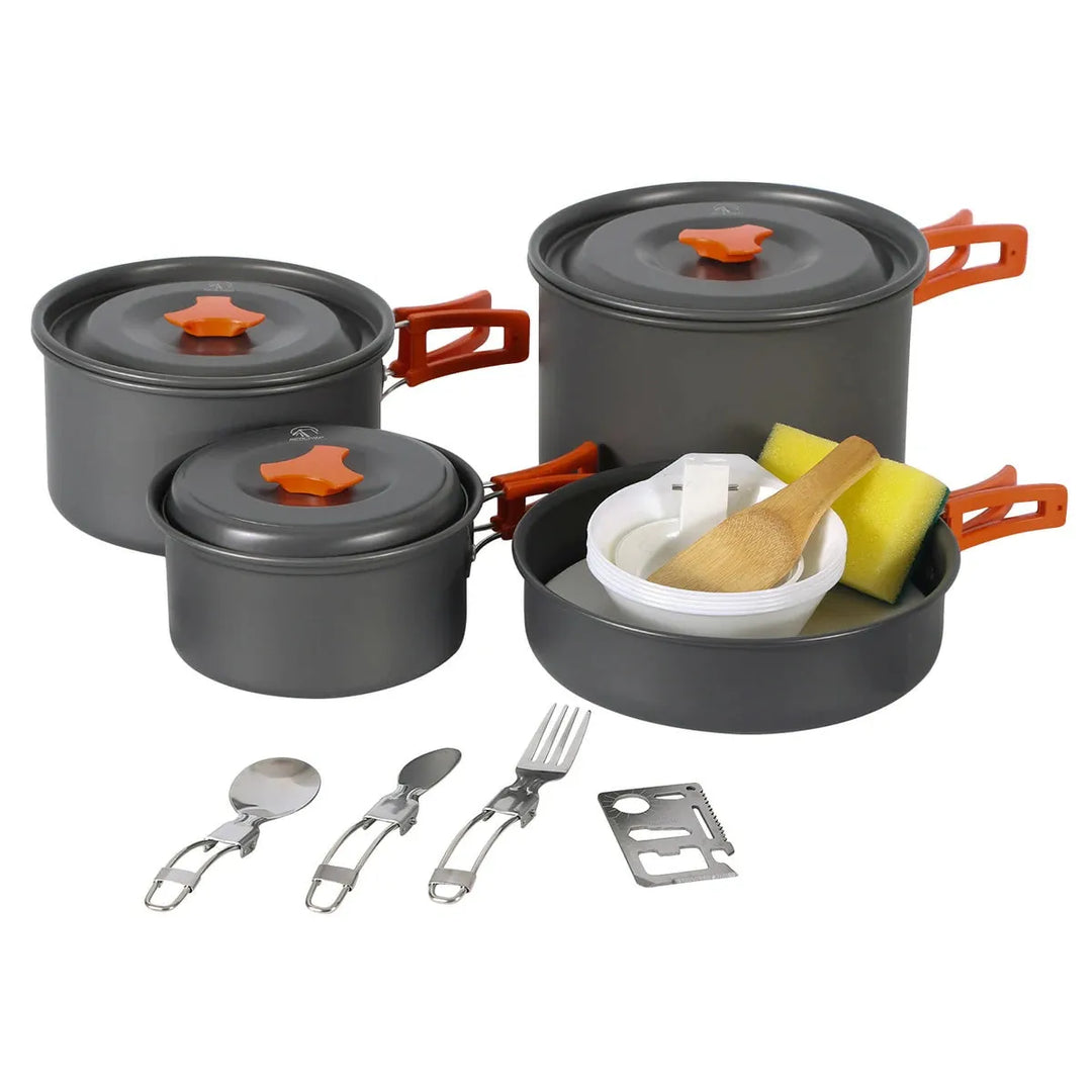 11/12/22 PCS Camping Cookware Mess Kit - Redcamp