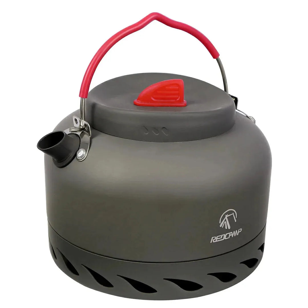 Aluminum Outdoor Camping Kettle with Carrying Bag - Redcamp
