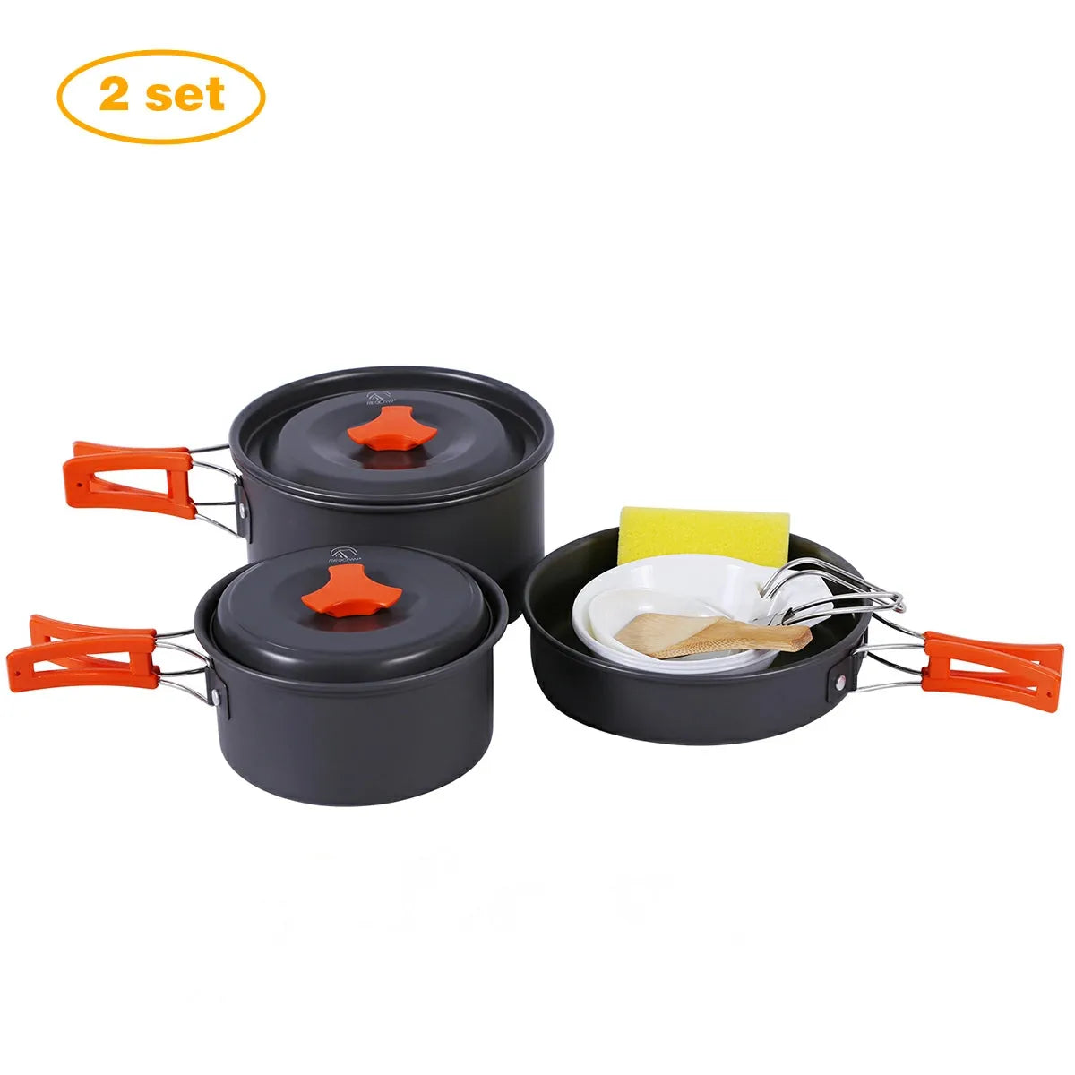11/12/22 PCS Camping Cookware Mess Kit - Redcamp