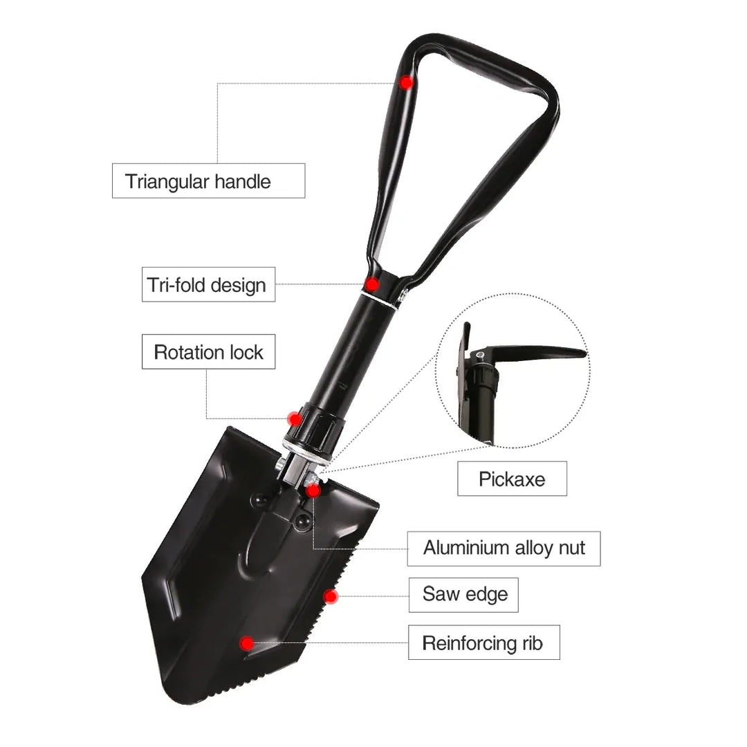 Military Folding Camping Shovel - Redcamp