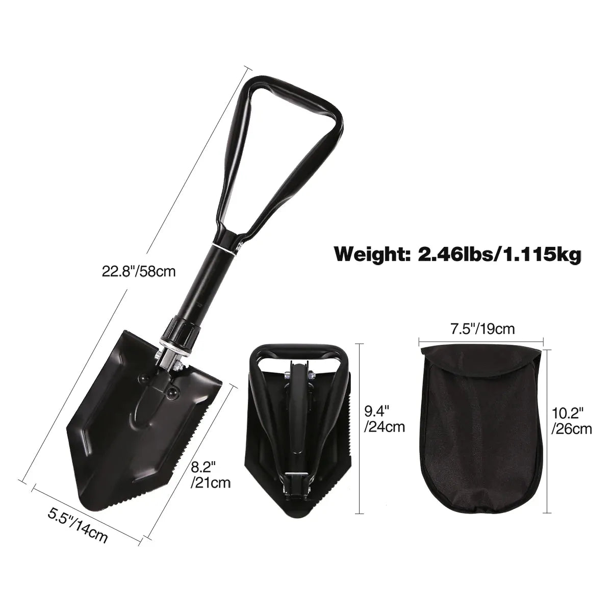 Military Folding Camping Shovel - Redcamp