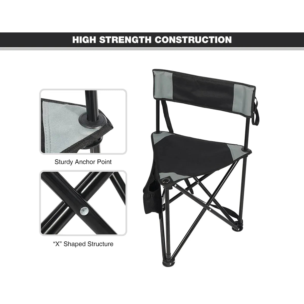 Tripod Camping Chair 2-Pack - Redcamp